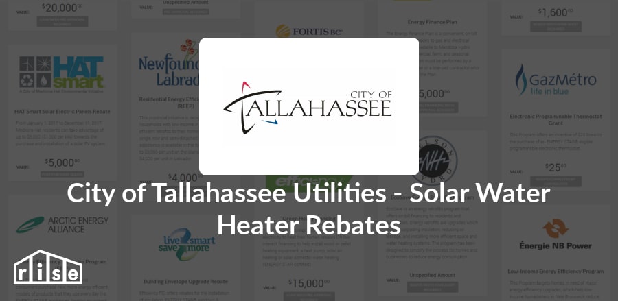 City Tallahassee Utilities Energy Rebates